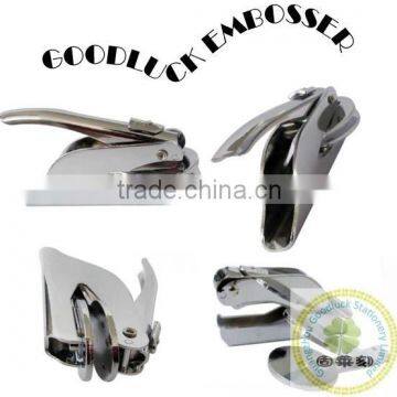 Custom letters handle grips office embosser