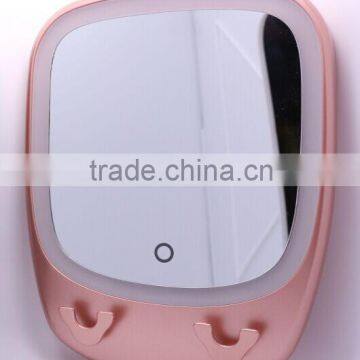 Bathroom anti fog touch sensor lighted shaving mirror