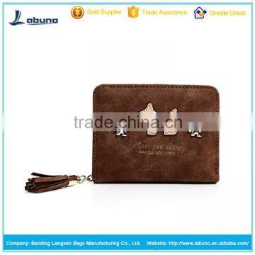 hot selling ladies beautiful wallets lady short wallet