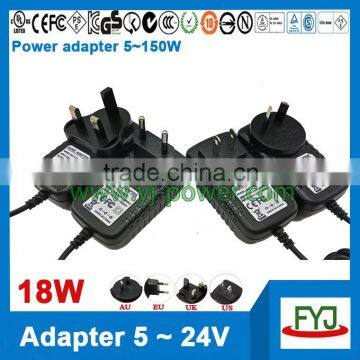 16.8v 18v 500ma dc Power Adapter With eu us au uk Plug photo-2