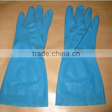 industrial leather/rubber safety working hand glove