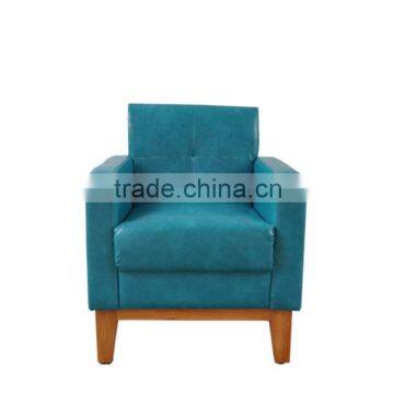 Green Living Room Leather Dining Arm Chair With Low Price photo-2