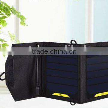 Portable Solar Charger with USB for Smartphone, Laptop Charging, New Design High Capacity Power Bank