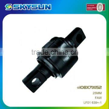 steel& rubber material torque rod bushing chinese heavy duty truck repair parts