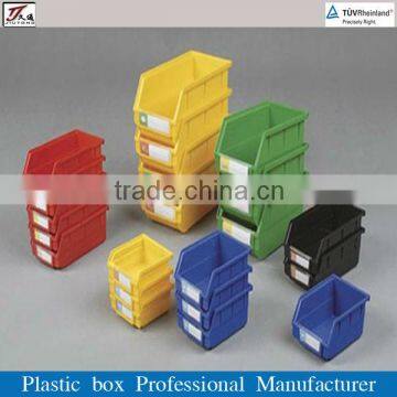 Plastic Spare Parts Bin Ued in Steel Rack