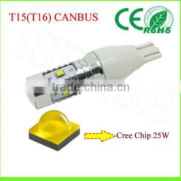 2015 New Factory Price 12v Automotive Led Canbus T15 Canbus Led Lights