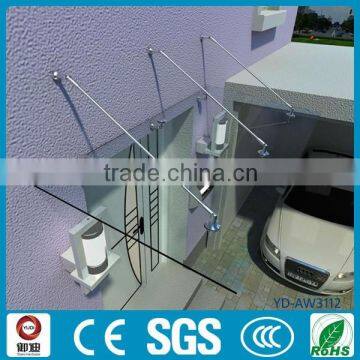 CE Certificated Custom Stainless Steel Glass Door Canopy                        
                                                Quality Choice