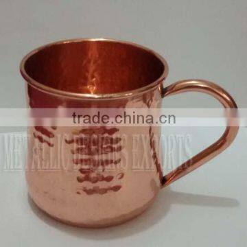 100% Copper Hammered Drinking Mug Exclusive