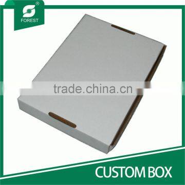 SINGLE WALL FOLDING WHITE CUSTOM PAPER BOX WITH OEM PRINTING photo-2