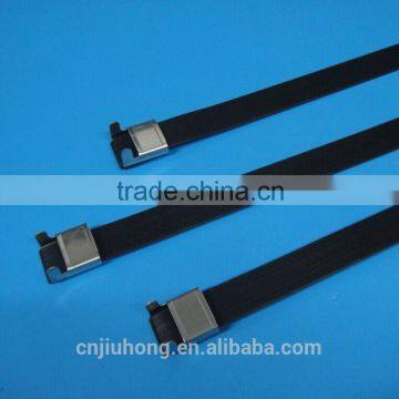 PVC Coated SS316 Stainless Steel L Type Insulation Wire Ties