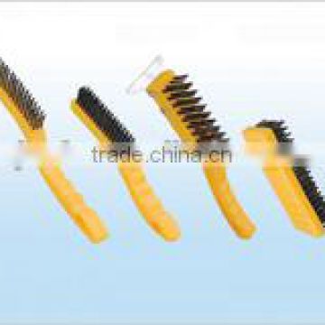 cleaning brush eco-friendly plastic handle American style steel wire American brush