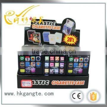 GT-HN99909 manufacturers selling plastic cigarette case cigarette advertising gift cigarette case