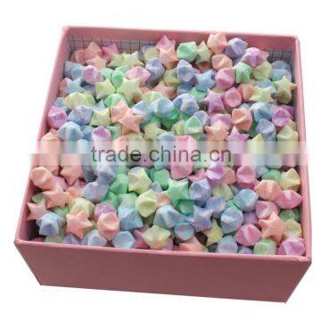 Luminous Lucky Star Paper Heart Paper Origami Museum Wishing Star Paper Birthday Gift Stripes White Five-pointed Star Quality Choice photo-5