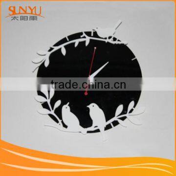 Black Acrylic Wall Clock With Different Shape (sunyu)