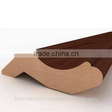 pvc coated mdf crown profile, cornice