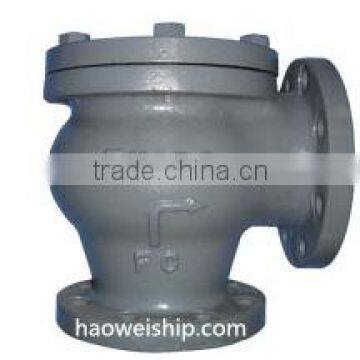 JIS F7359 5K Marine Cast Iron Lift Check Angle Valve