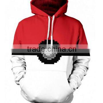 colorblock hoody Fashion cartoon 3D hoody sweater full print hoodies