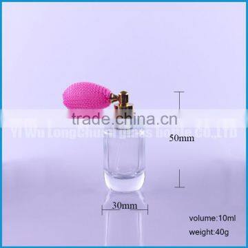 Fashionable Sprayer Glass Perfume Bottle.pump with glass bottle.metal bulb atomizer provider.