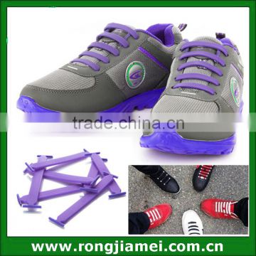 Top quality silicone shoelace and custom printed shoelaces, new patented product