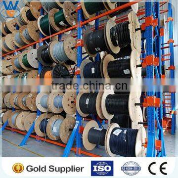 Nanjing Victory heavy duty warehouse cable reel storage racking