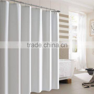 Arc Shower Curtain Rod Peva Shower Curtain With Metal Bath Rings