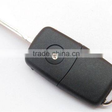 VW Key Blank With 3 Buttons Flip Car Key Shell (can't be Departed) photo-3