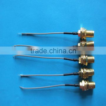 Factory Supplier 25cm Length Cable , SMA Male To IPEX RF Cable , Coaxial SMA Male To IPEX Cable