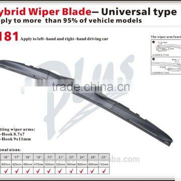 New Hybrid Wiper Blade Design/Universal Wiper Blade photo-2
