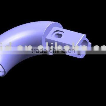 handrail elbow,material is PVC,mitigate corrosion