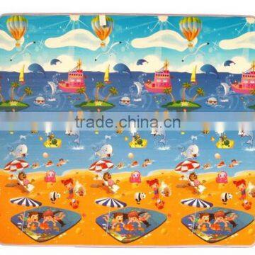 Foamed plastic beach mat recyclable non-slip large plastic floor mat outdoor