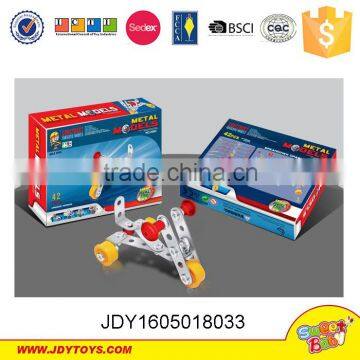 DIY Educational Metal Toy,intellectual Kids Assembly Car,learning Brick