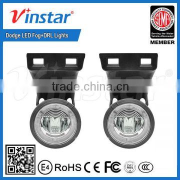 100% factory supplier best price 12V Drl daytime running bulb led fog lamp led drl fog light for Dodge