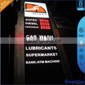 filling station LED price sign electronic billboard