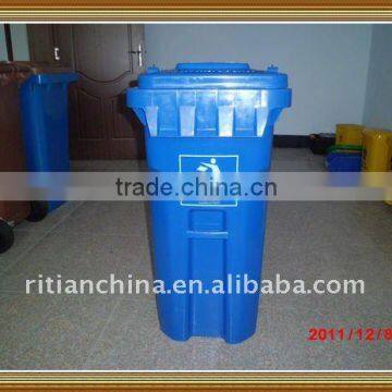 240L Outdoor HDPE dustbin/wastebin with wheels