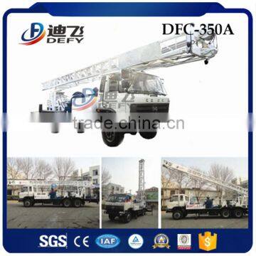 350m Dfc-350A Truck Mounted Used Borehole Water Well Drilling Machine Price with Air Comoressor