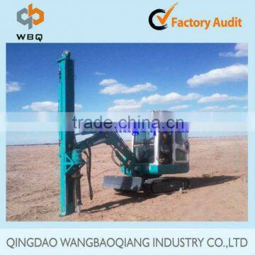 pile drilling machine SWDL 150 for solar energy system