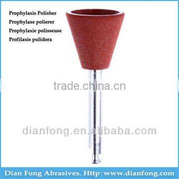 Ar108M Brown RA Shank Low Speed Cup Silicone Rubber Prophylaxis Polisher For Polishing Ceramic Dental Hygiene In Texas