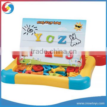 WJ3101848 educational study on board with magnetic alphabets and numbers for kid