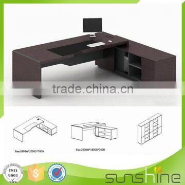 Luxury Office Furniture China Tall People Furniture Office Table Wood Tables photo-4