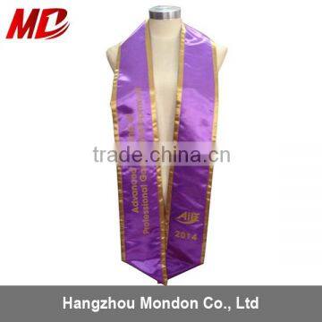Purple Satin Graduation Sashes