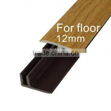 PVC floor edge strip//PVC T-moulding trim//laminate Cover//Laminate transition