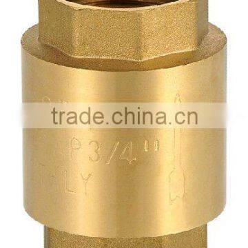 Threaded, Forged Brass Spring Check Valve