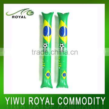 2014 World Cup Brazil Flag Custom Inflatable Thunder Stick