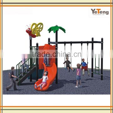 Children outdoor playground slide and chair/children garden swing and slide/kids outdoor garden swing with slide