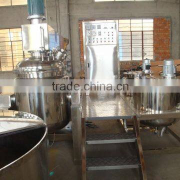 Shaving Cream Stainless Steel Vacuum Emulsifying Mixer photo-3