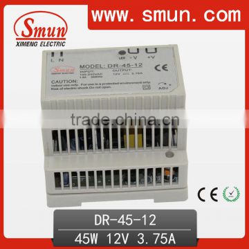 45W 12VDC Output Din Rail Switching Power Supply