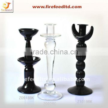 various design Hand made Glass Candle Holder