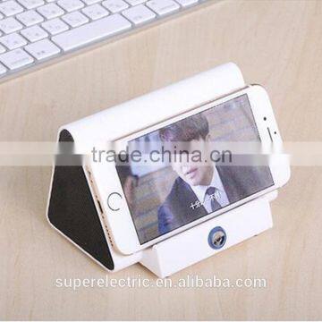 Bargain Buy Multifuntion Magic Intelligent ABS USB Recharging Portable Mini Speaker Hands Free Speaker With Mobile Phone Holder