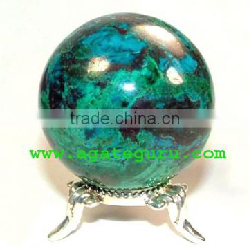 Chrysocolla Sphere : Gemstone Balls Wholesaler Manufacturer