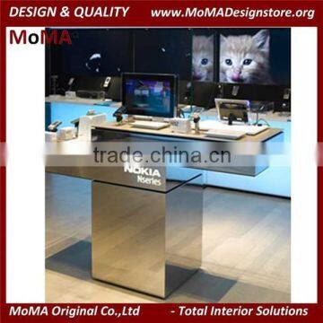 Mobile Phone Shop Stainless Steel Exhibition Stand